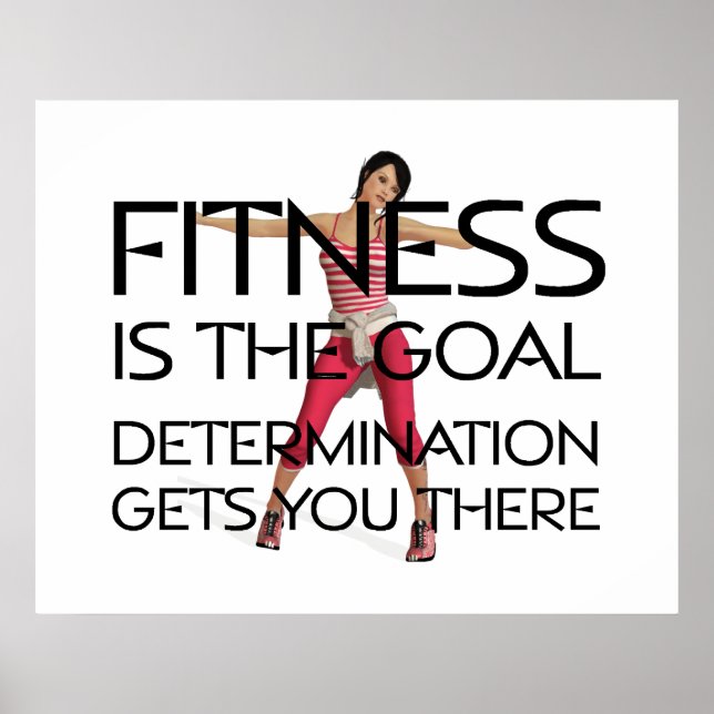 TOP Fitness-mål Poster (Framsidan)
