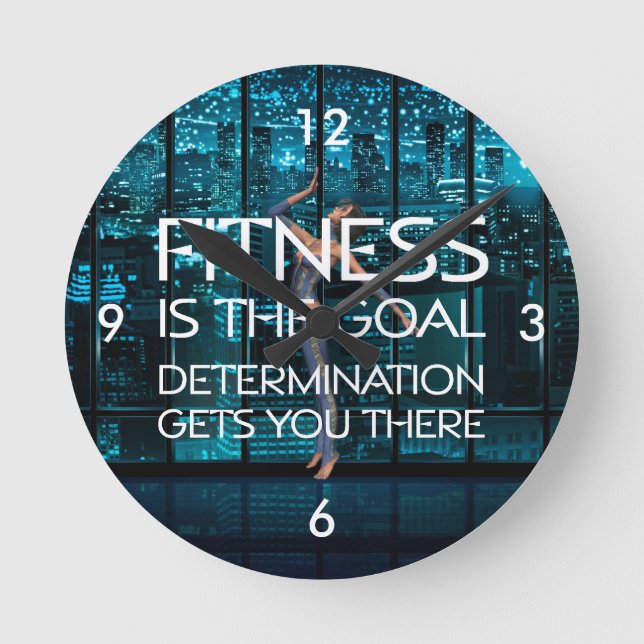 TOP Fitness-mål Rund Klocka (Framsida)