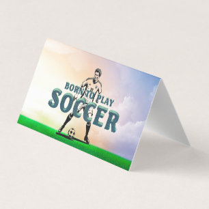 TOP Född för att Spela Fotboll Visitkort