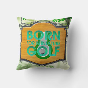 TOP Född för Minigolf Kudde