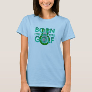 TOP Född för Minigolf T Shirt