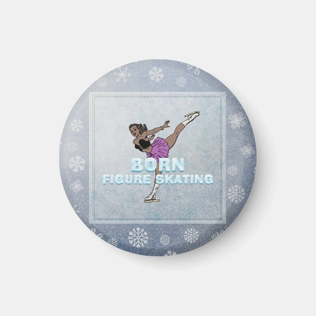 TOP Född konståkning Magnet (Framsidan)