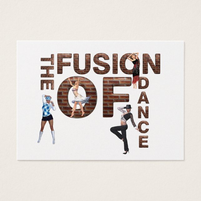 TOP Fusion of Dance Visitkort (Framsidan)