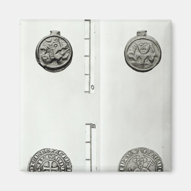 Top: Gaulish Coin of the Remes obverse Magnet (Framsidan)