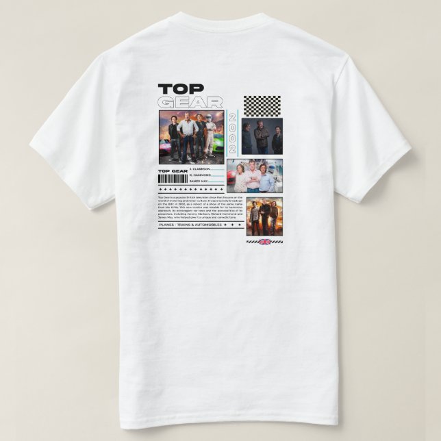 Top Gear-tea T Shirt (Design baksida)