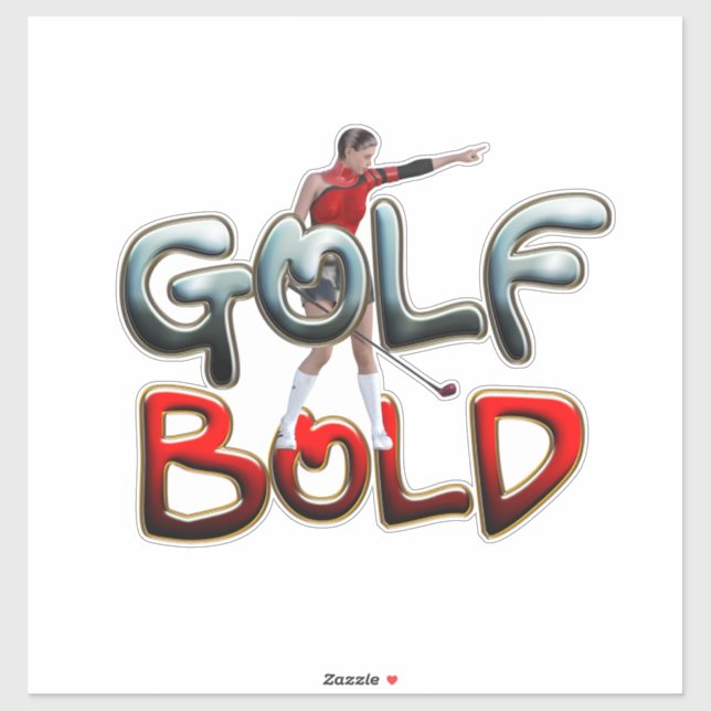 TOP Golf Bold Klistermärken (Ark)
