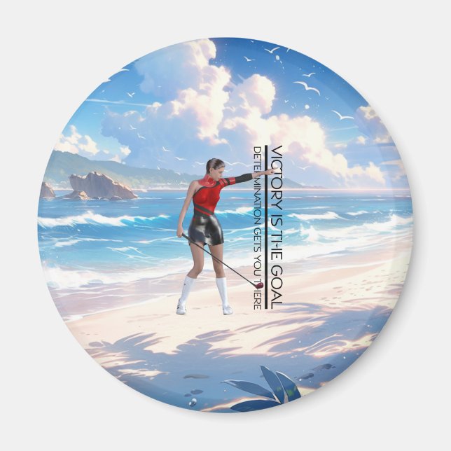 TOP Golf Victory Slogan Magnets Magnet (Framsidan)