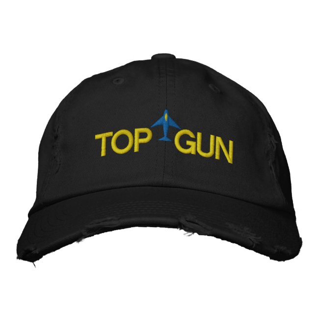 Top Gun Embroized Hat Broderad Keps (Framsida)