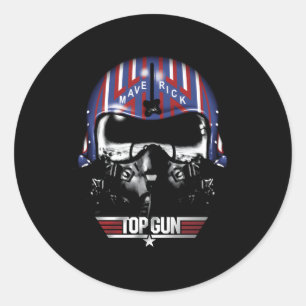 Top Gun Maverick Helmet Runt Klistermärke