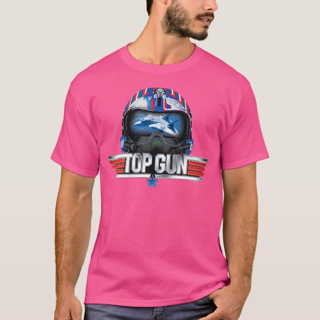 Top Gun Maverick Helmet T Shirt (Framsida)