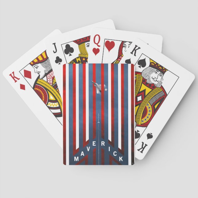 Top Gun Maverick-uppspelningskort Casinokort (Baksidan)