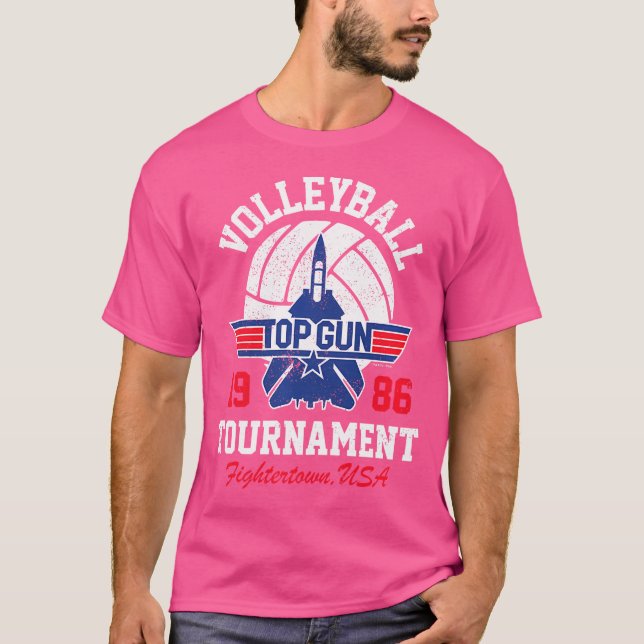 Top Gun Volleyball Tournament T Shirt (Framsida)