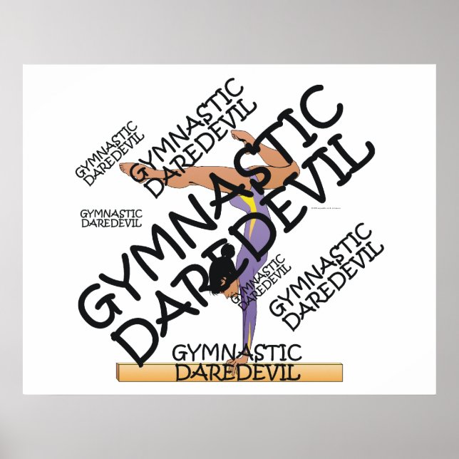 TOP Gymnastics Daredjävul Poster (Framsidan)