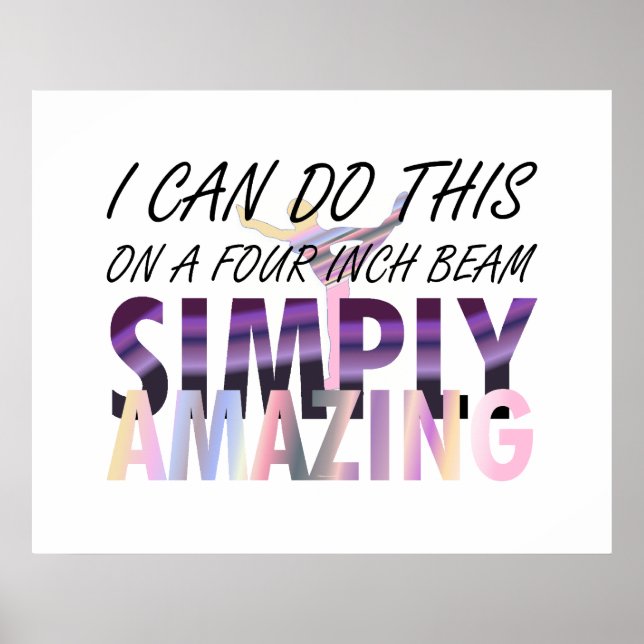 TOP Gymnastics Fantastisk Poster (Framsidan)