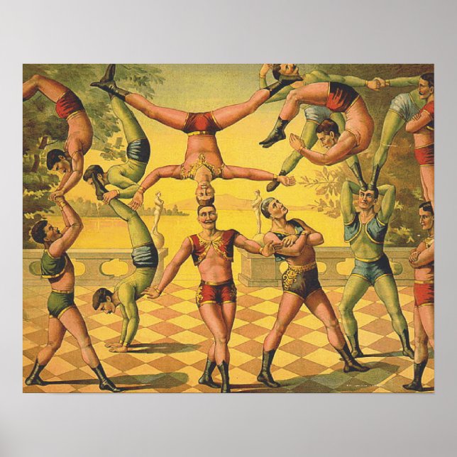 TOP Gymnastics Old school Poster (Framsidan)