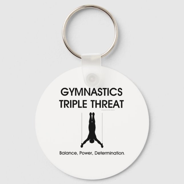 TOP Gymnastics Triple Threat (Manar) Nyckelring (Framsida)