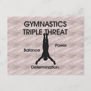 TOP Gymnastics Triple Threat (Manar) Vykort