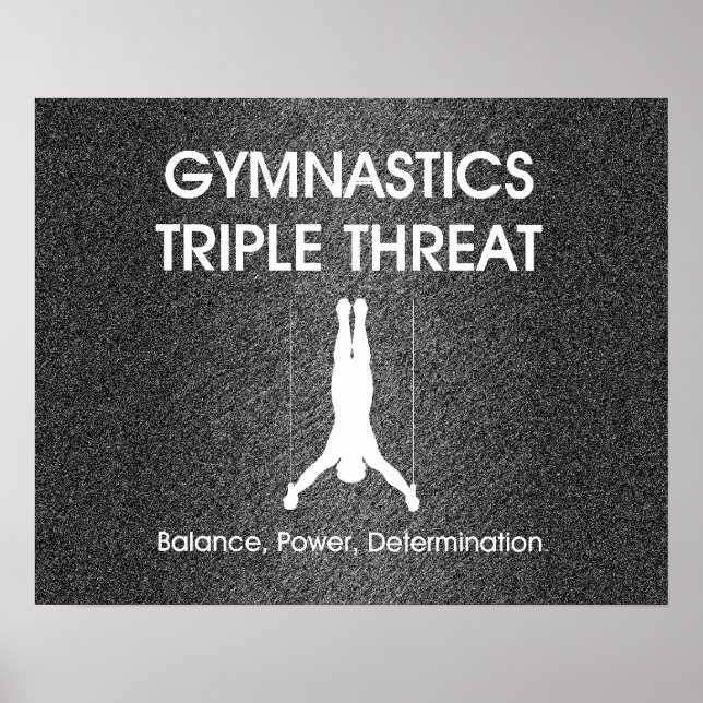 TOP Gymnastics Triple Threat (Men's) Poster (Framsidan)