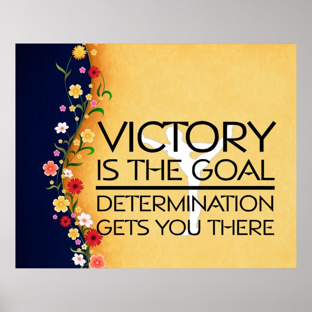 TOP Gymnastics Victory Slogan Poster (Framsidan)