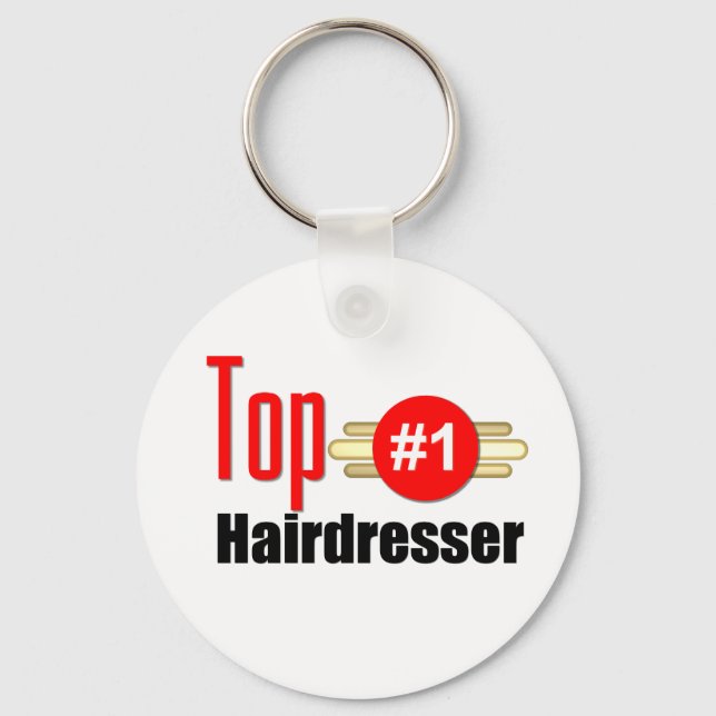 Top Hairdresser Nyckelring (Framsida)
