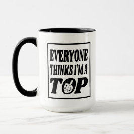 Top Hanukkah Dreidel Joke Gift Mugg