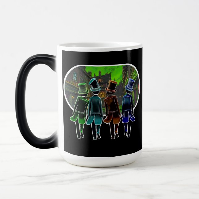 Top hat design Mug Magisk Mugg (Vänster)