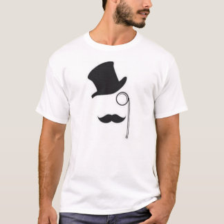 Top hat-, monocle- och MoustacheT-tröja Tröja