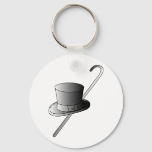 top hat och Käpp Nyckelring