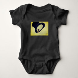 Top hat OCH MUS MED BABY BODYSUIT ANPASSANAMN T Shirt