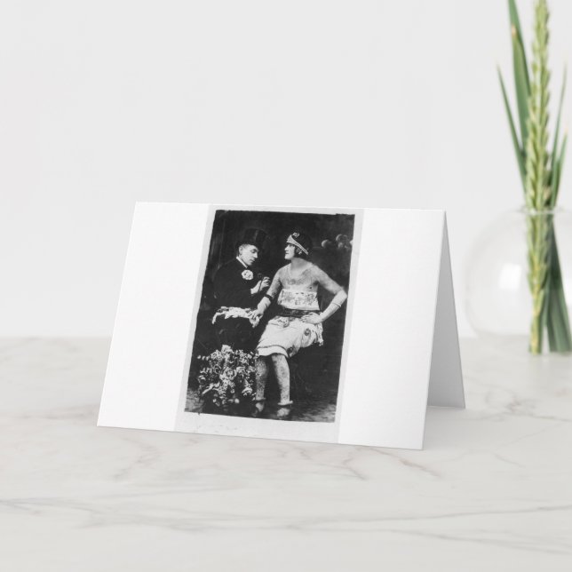 Top hat och tatueringar kort (Framsida)