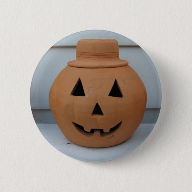 Top hat Pumpkin Knapp (Framsida)