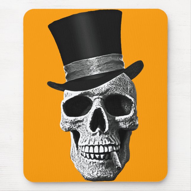 Top hat skull musmatta (Framsidan)