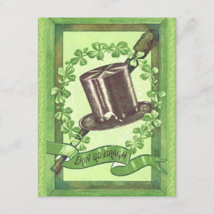 Top hat St. Patrick's Day Party bjudits in! Inbjudningar