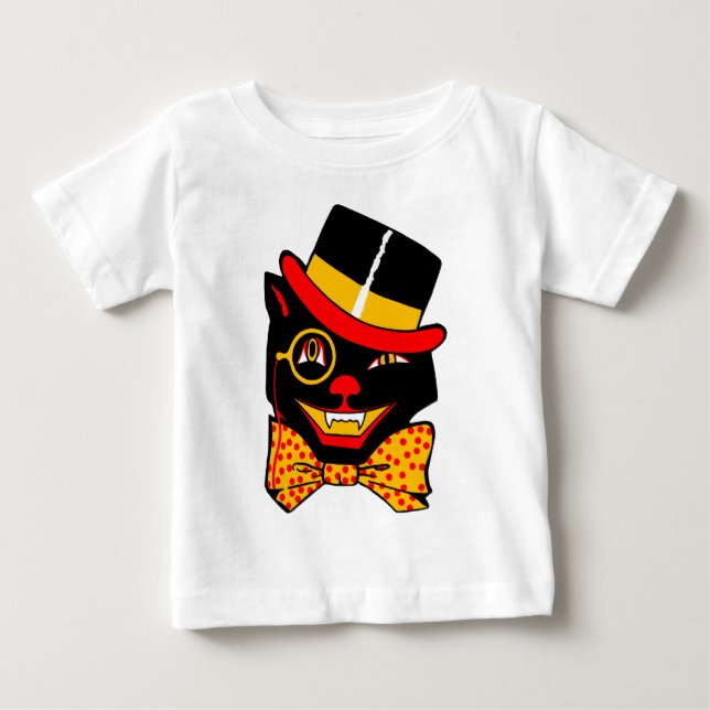 Top hatkatt tee shirt (Framsida)