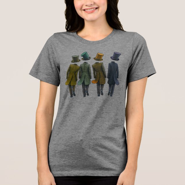 Top Hats by Eight T Shirt (Framsida)