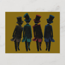 Top Hatters Meddelande Vykort