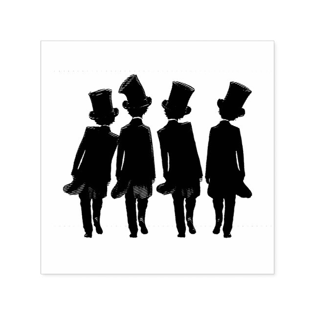 Top Hatters Självfärgande Stämpel (Design)