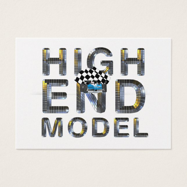 TOP High End Model Visitkort (Framsidan)