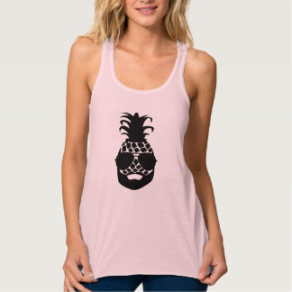 Top "HIPSTER ANANAS" Linne Med Racerback