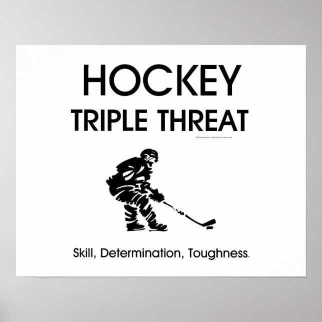TOP Hockey Triple Threat Poster (Framsidan)
