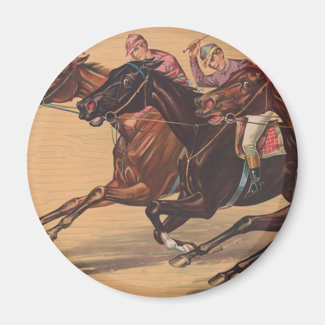 TOP Horse and Jockey Magnet (Framsidan)