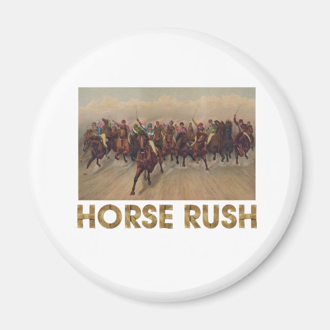 TOP Horse Rush Magnet (Framsidan)