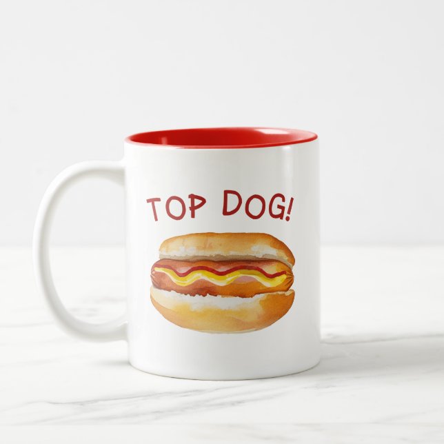 Top Hund Summer Cookout Coffee Mugg - Hett Hund (Vänster)