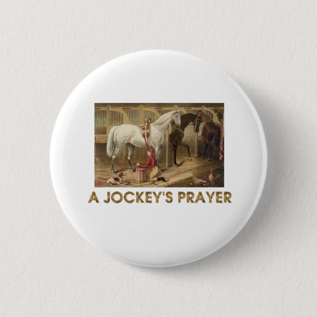 TOP Jockeys Prayer Buttons Knapp (Framsida)