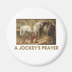 TOP Jockey's Prayer Magnets Magnet