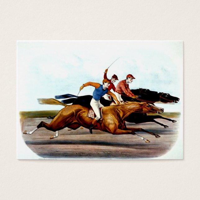 TOP Kärlek Horse Tävla Visitkort (Framsidan)