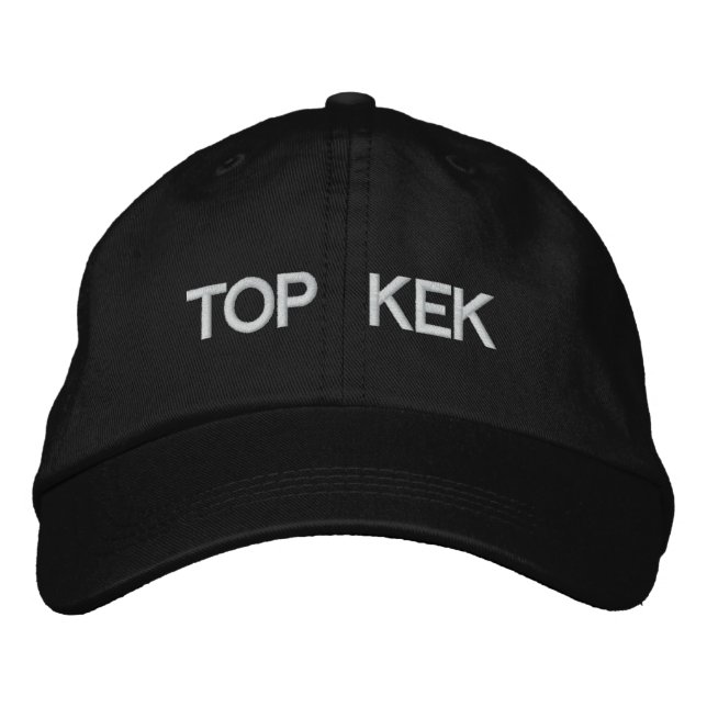 Top Kek Hat Broderad Keps (Framsida)