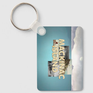 TOP Mackinac Island Keychain Nyckelring