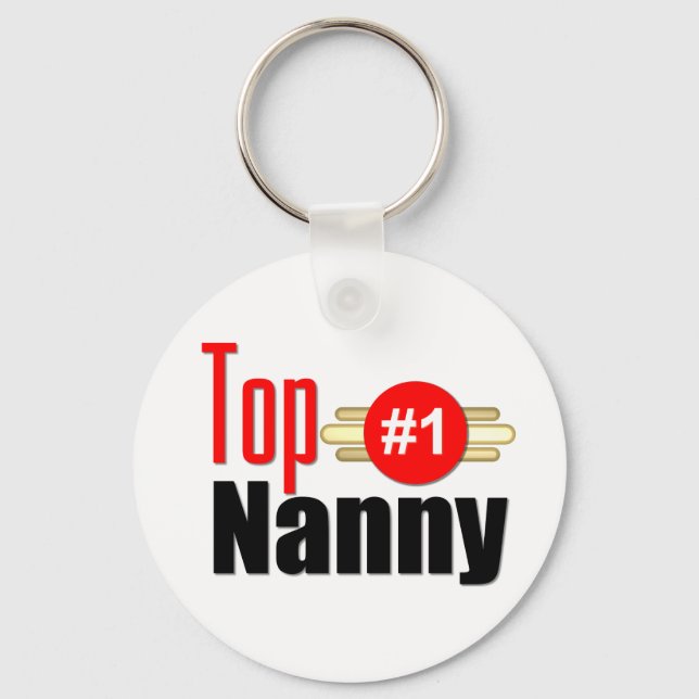 Top Nanny Nyckelring (Framsida)