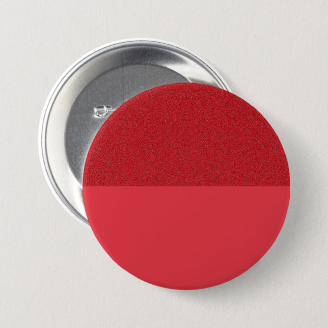 Top-Noise Tomato Red Pin-Back-knapp - Anpassa Knapp (Framsida & baksida)